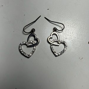 Silver Heart Earrings
